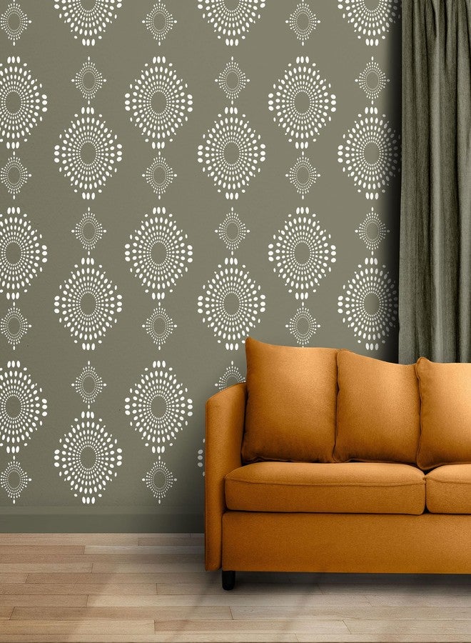 StenCart Stencil for Wall Painting Home Mandala Art Reusable Wall Stencil Design for Wall Decoration(16inch x 24inch)-DIY Reusable Design Suitable for Home & Office (Pack of 1) - Image 4